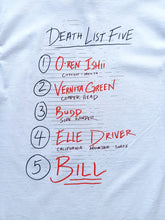 Cargar imagen en el visor de la galería, HUF x Kill Bill Death List White T-Shirt
