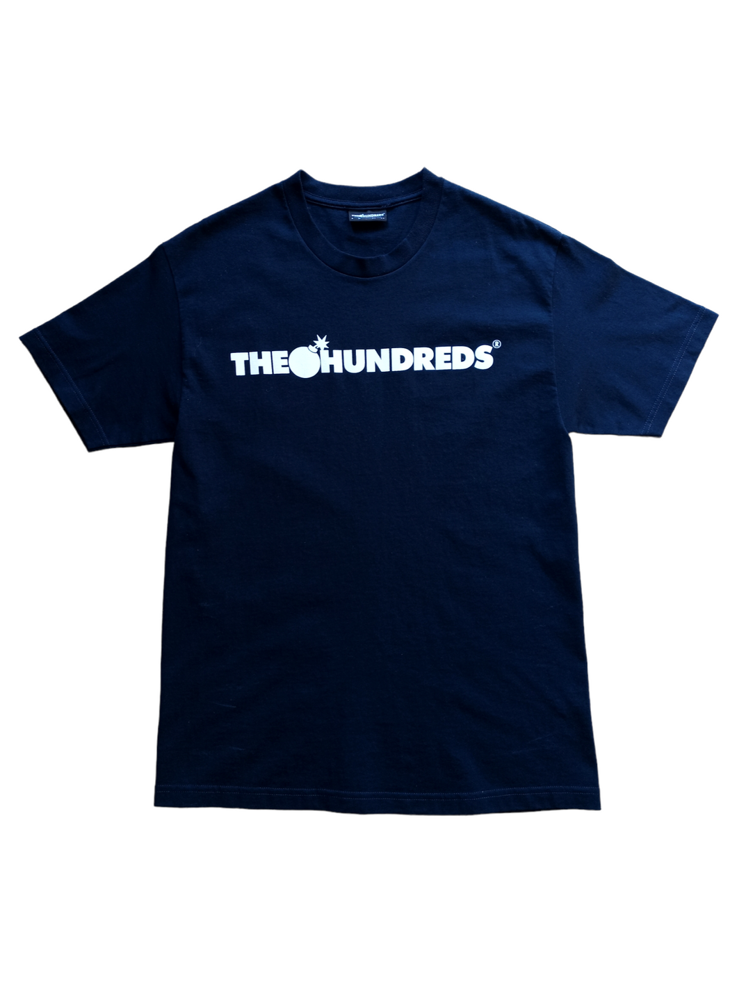 THE HUNDREDS FOREVER LOGO NAVY TEE