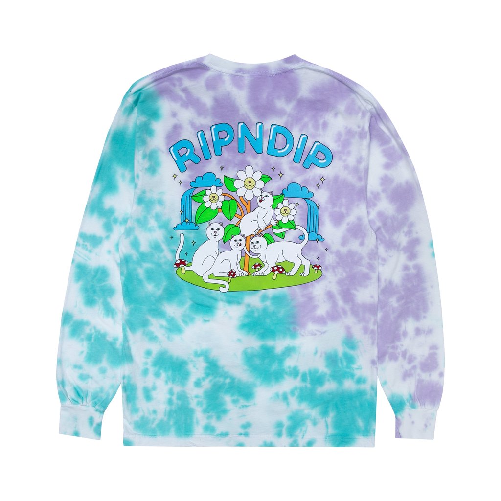 MAGICAL PLACE LONG SLEEVE (LAVENDER/MINT DYE)